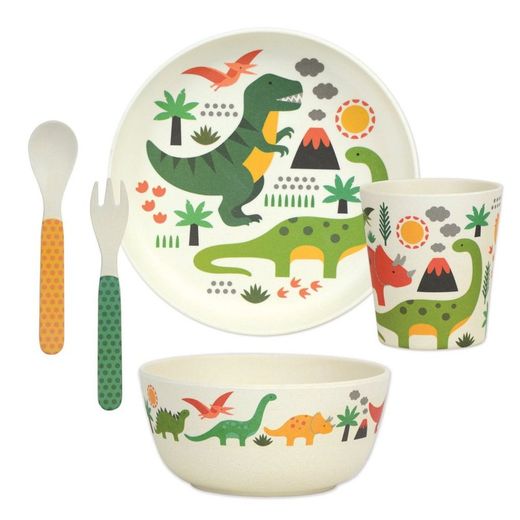 VAJILLA Y CUBIERTOS DE  BAMBOO PARA BEBES!   petitcollage