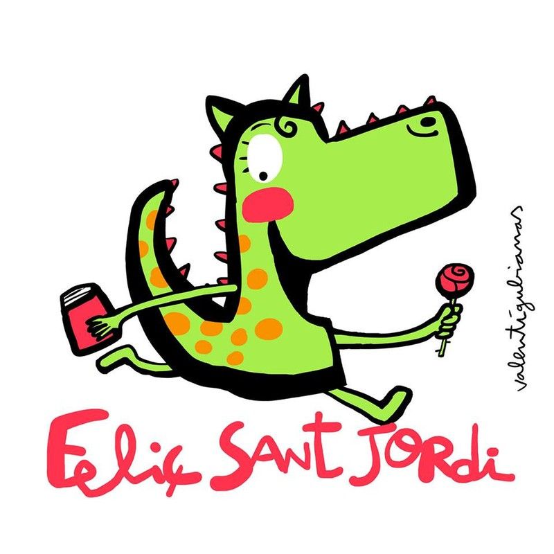 BONA  DIADA  DE   SANT JORDI    PER A  TOTS!