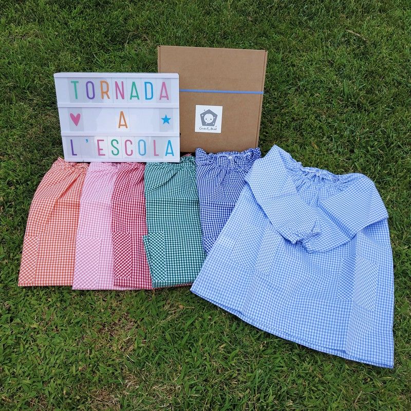 Bata Escolar, Baby Guardería, goma cuello y puños.   Fabricación Nacional!
