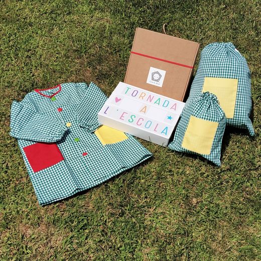 Buttons School Robe Pack. Children's School Robe. madeinspain