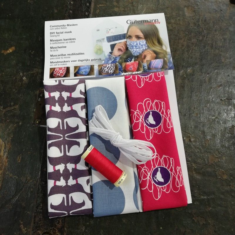 Reusable masks to sew yourself Gütermann brand