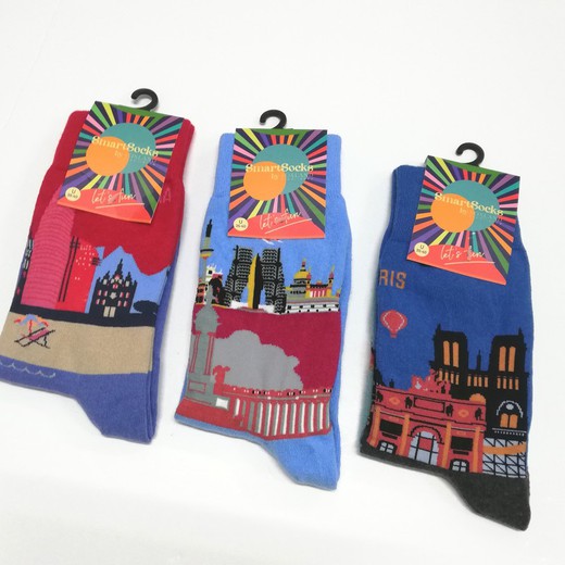 Women's city socks 3 pairs 2022EXPO24 soxland