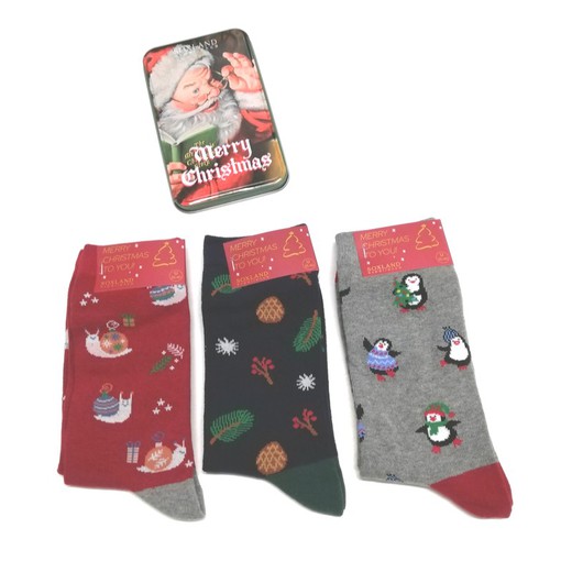 Christmas socks 3 pairs for women 0311263 soxland