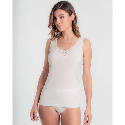 etiqueta Plantación marca Camiseta Tirante Fino Mujer de algodón compra onliner de ropa interior mujer  — CucutBcn