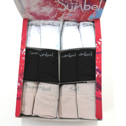 Pack 12 unités panty xl femme sunbel sb5200