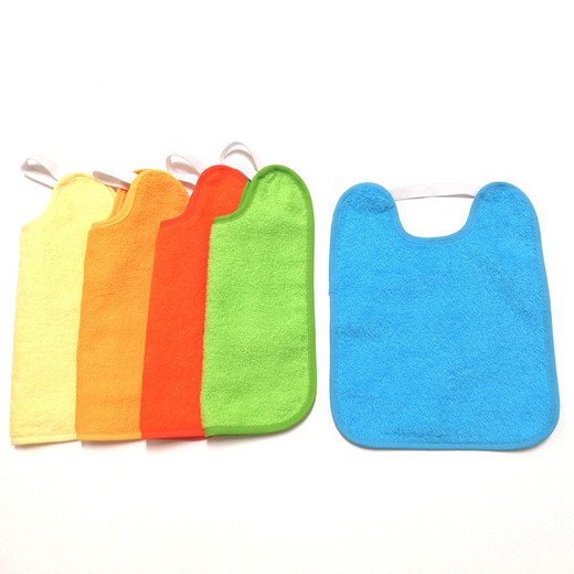 Pack of 5 waterproof towel bibs for babies 111 cucutbcn
