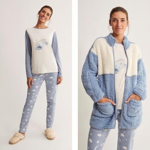 Pijama manga larga mujer N17083    Promise