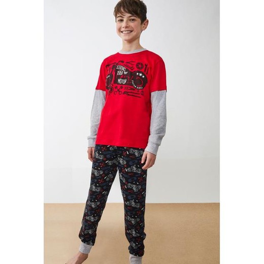 Interlock boy pajamas