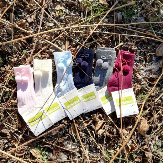 Calcetines de niños compra de ropa de calcetines niñas Pocholo Socks — Cucut - puericultura, textil y accesorios infantiles fabricados de proximidad