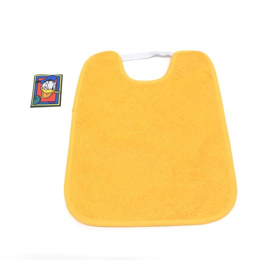 Babero de rizo impermeable con goma 25x30 cm 555 -104189-