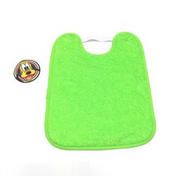 Babero de rizo impermeable con goma 25x30 cm 555 -104189-