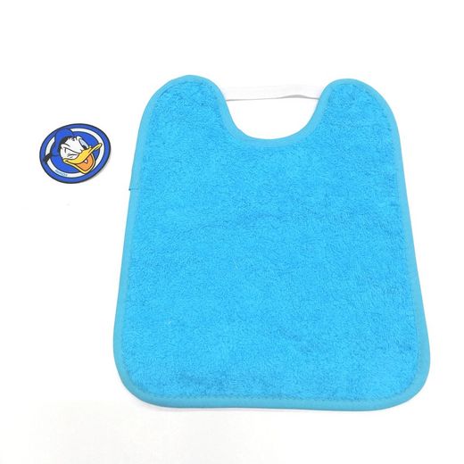 Babero de rizo impermeable con goma 25x30 cm 555 -104189-