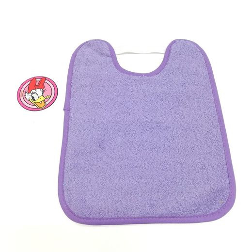 Babero de rizo impermeable con goma 25x30 cm 555 -104189-
