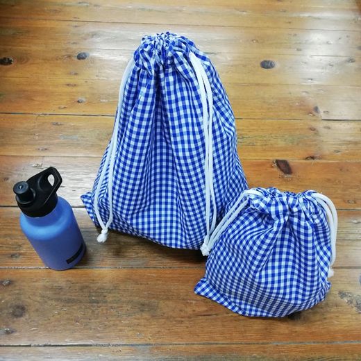 Vichy clothing bag 33x43 cm 1040 cucutbcn