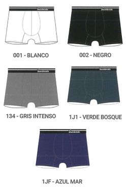 Bóxer cerrado cintura extra suave A077I Abanderado