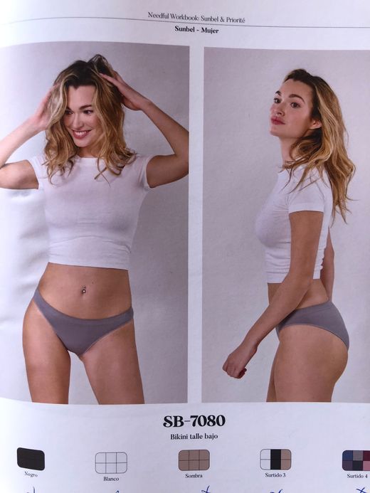 Braga bikini sb-7080 tallo bajo para mujer  sunbel