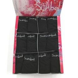 Women's xl panty sb-5200 black sunbel
