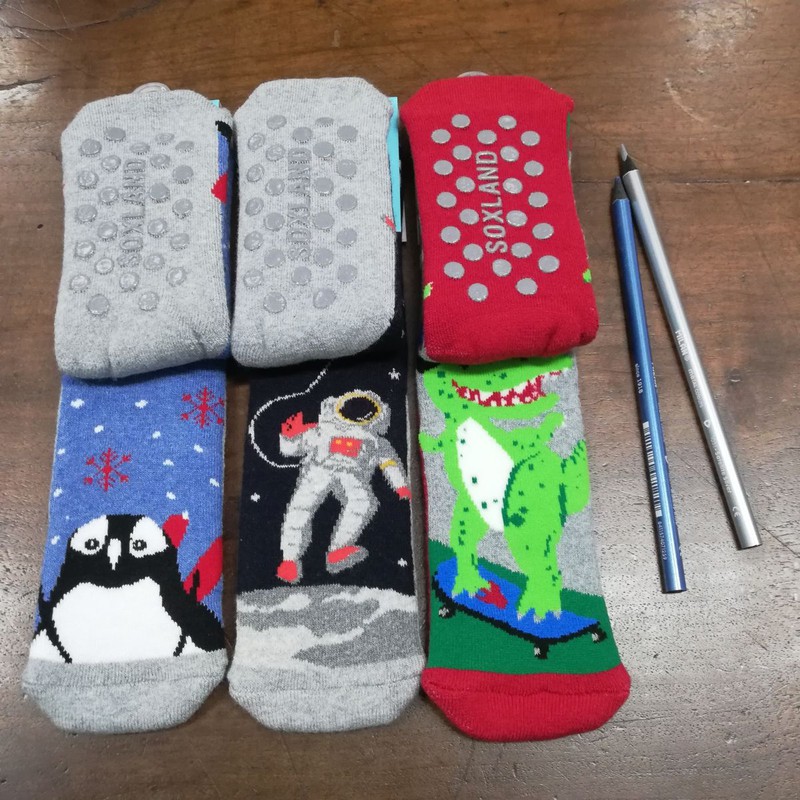 Calcetines de algodón para niños calcetines cortos estampados