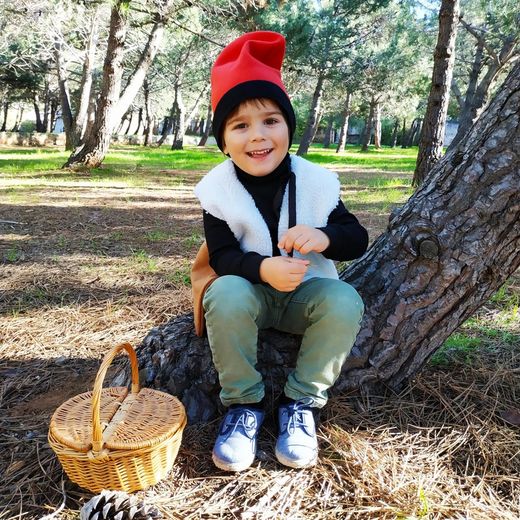 Children's shepherd costume with barretine 4 pieces