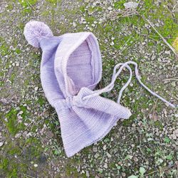 Gorro buzo bebé con pompón 104683