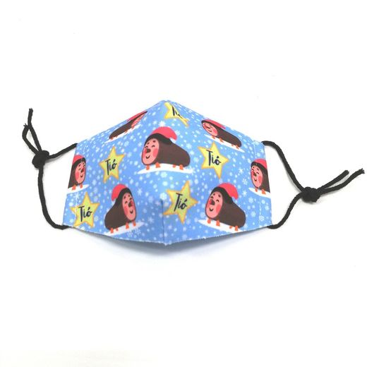 Mascarilla infantil caga tió navidad 2020 cucutbcn