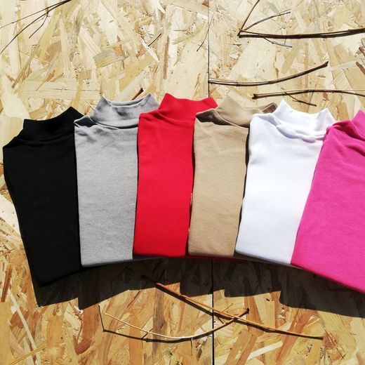 Children's t-shirt with semi-swan collar unisex punt nou