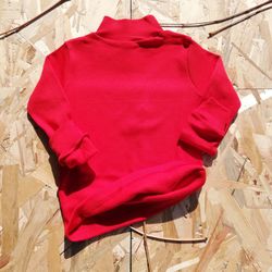 Children's t-shirt with semi-swan collar unisex punt nou