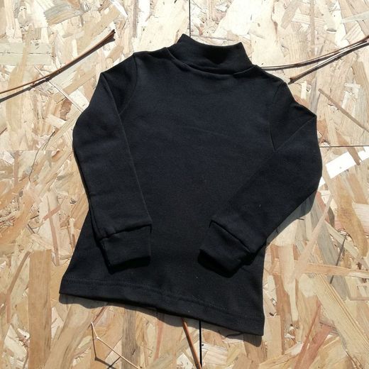 Children's t-shirt with semi-swan collar unisex punt nou