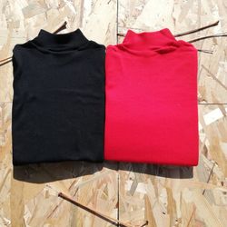 Children's t-shirt with semi-swan collar unisex punt nou