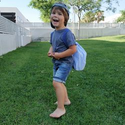 Fabric school backpack for children's school 50 cucutbcn