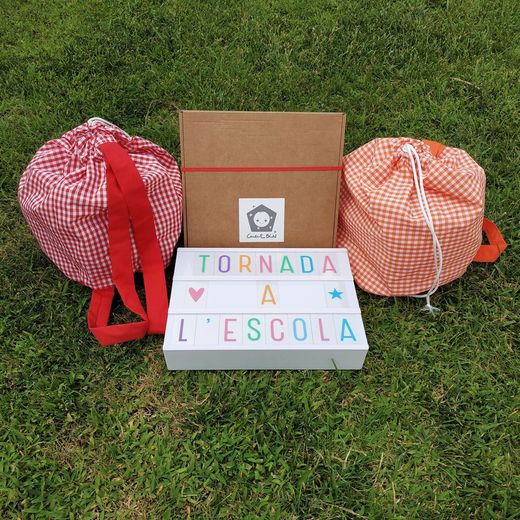 Fabric school backpack for children's school 50 cucutbcn
