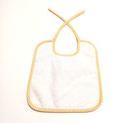Pack 12 baberos de rizo con tira 23x26 cm 8001