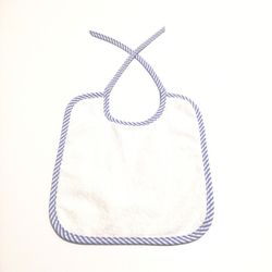 Pack 12 baberos de rizo con tira 23x26 cm 8001