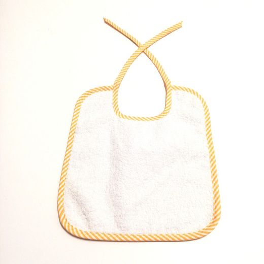 Pack 12 baberos de rizo con tira 23x26 cm 8001