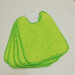 Pack 5 baberos de rizo para escuela infantil o guarderia