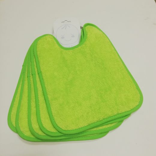 Pack 5 baberos de rizo para escuela infantil o guarderia