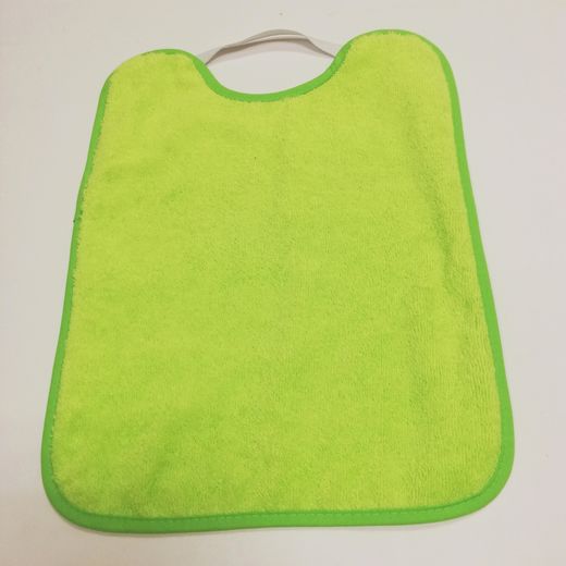 Pack 5 baberos de rizo para escuela infantil o guarderia colores