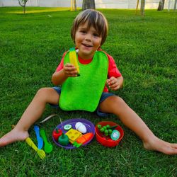 Pack 6 baberos de rizo con goma y impermeable 25x30 cm 104189