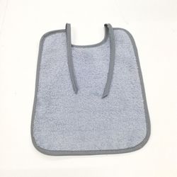 Pack 6 baberos de rizo con tira y plastificado 25x30 cm 104191