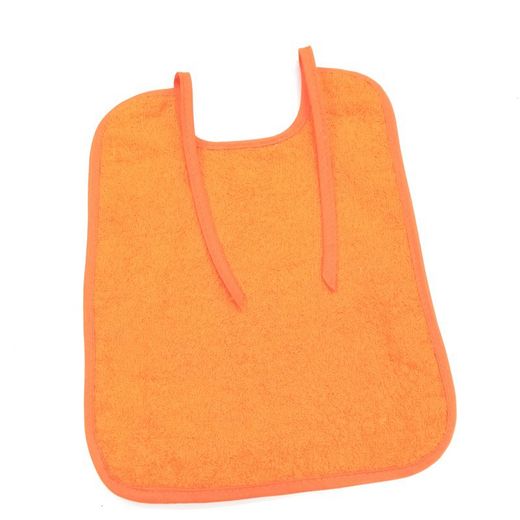 Pack 6 baberos de rizo con tira y plastificado 25x30 cm 104191