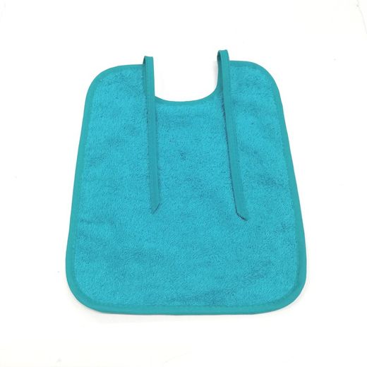 Pack 6 baberos de rizo con tira y plastificado 25x30 cm 104191