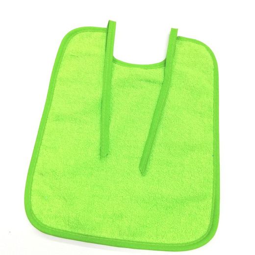 Pack 6 baberos de rizo con tira y plastificado 25x30 cm 104191
