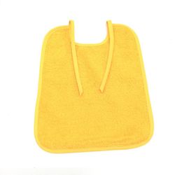 Pack 6 baberos de rizo con tira y plastificado 25x30 cm 104191