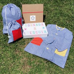 School robe pack with buttons + snack bag + change bag ref. 275