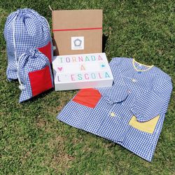 School robe pack with buttons + snack bag + change bag ref. 275