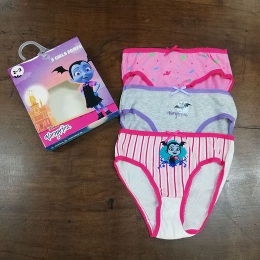 Pack 3 unidades braguitas disney vampirina