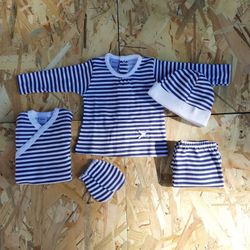Fine cotton birth pack 586 navy navy blue babidu