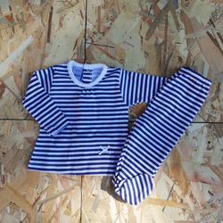 Fine cotton birth pack 586 navy navy blue babidu