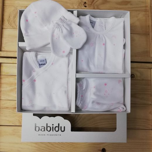 Pack de nacimiento ositos rosa 578 babidu
