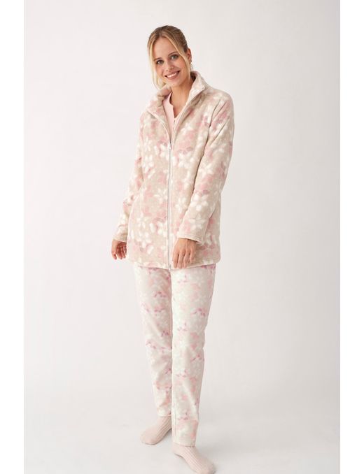 Pijama manga larga  mujer  3 piezas N19993  promise